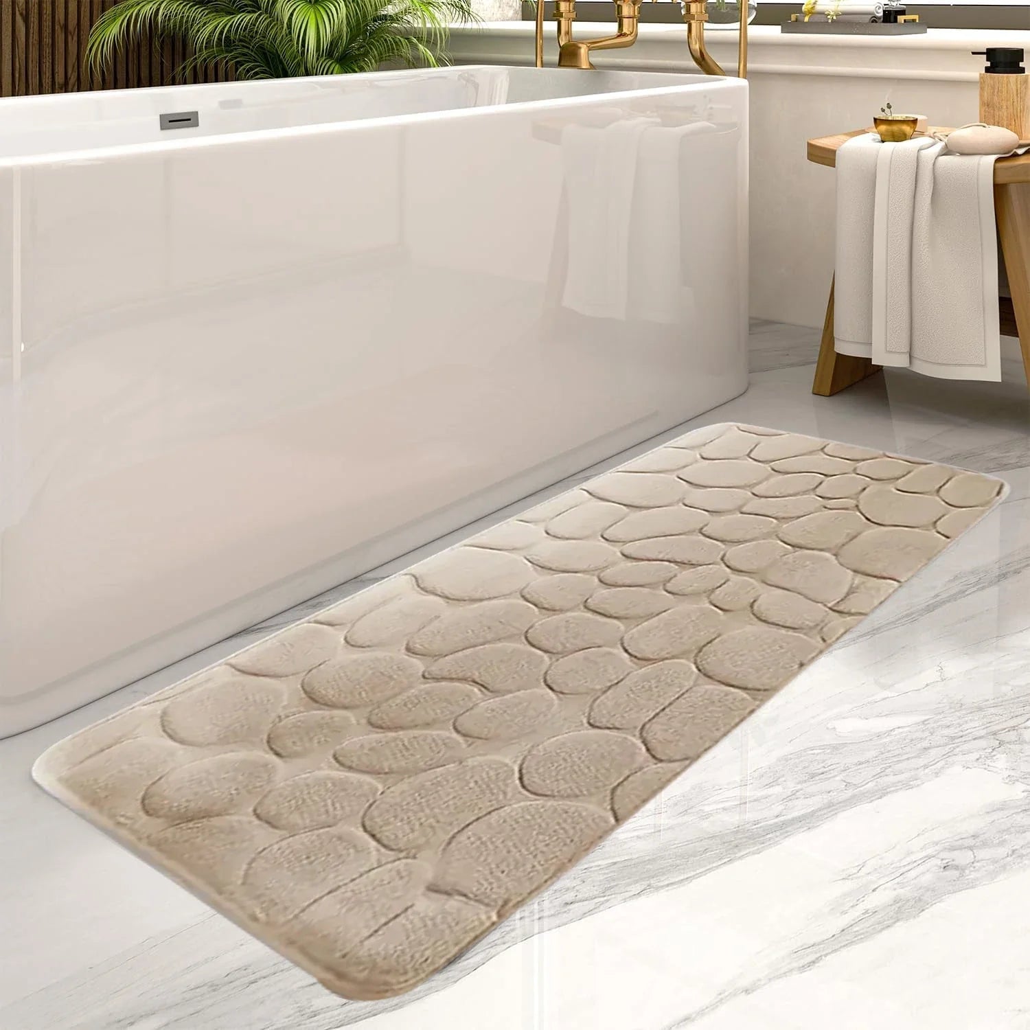 Alfombrilla de baño ultra absorbente antideslizante