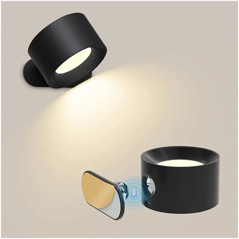 Orbitalux | Wireless Wall Sconce with 360° Flexibility