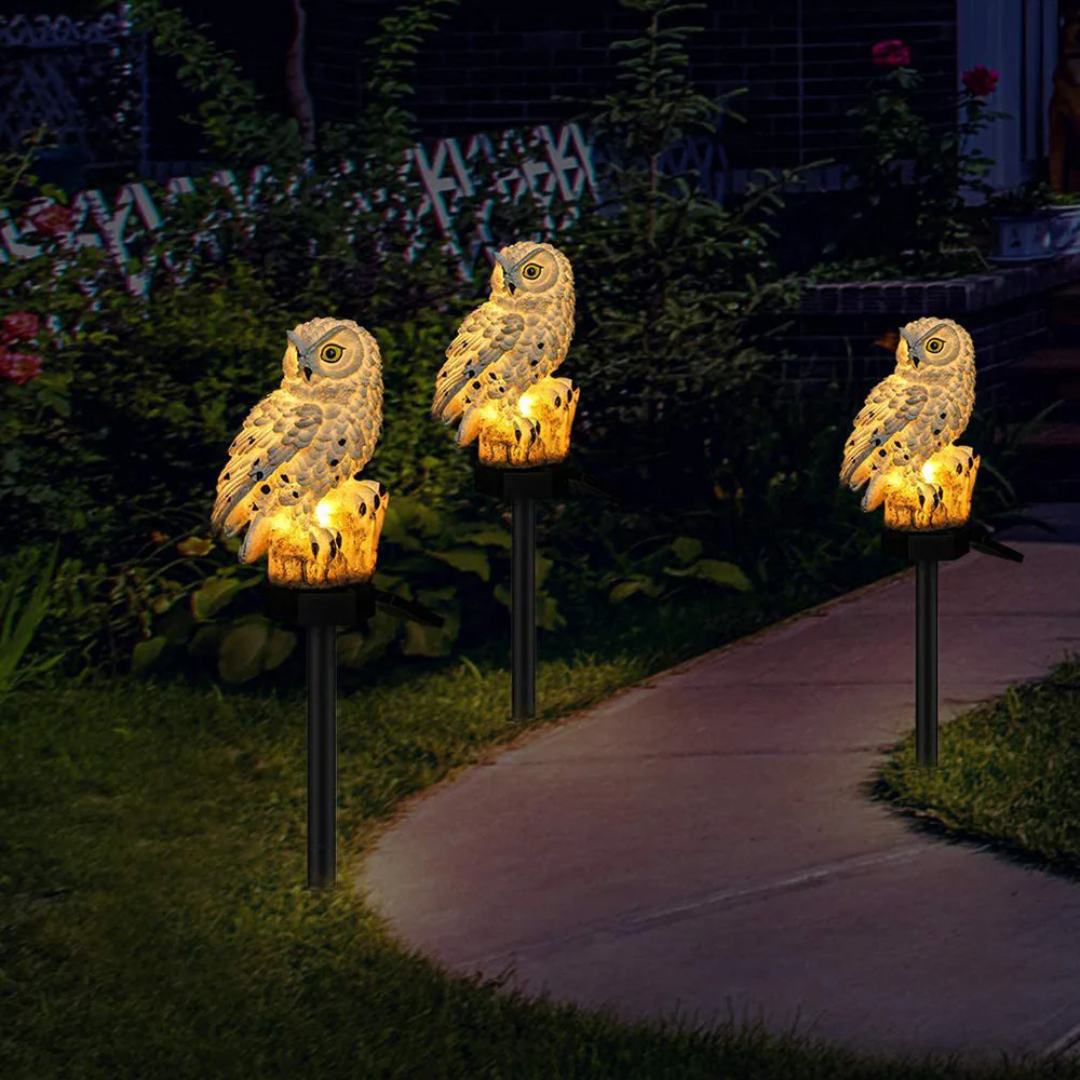 Owluxe | Solar Außen Gartenlampe