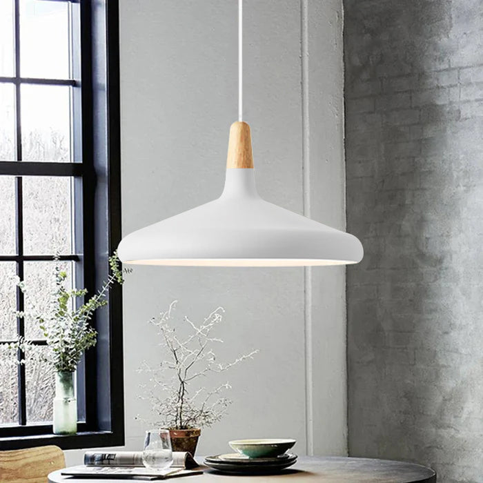 Pastel-colored pendant lamp