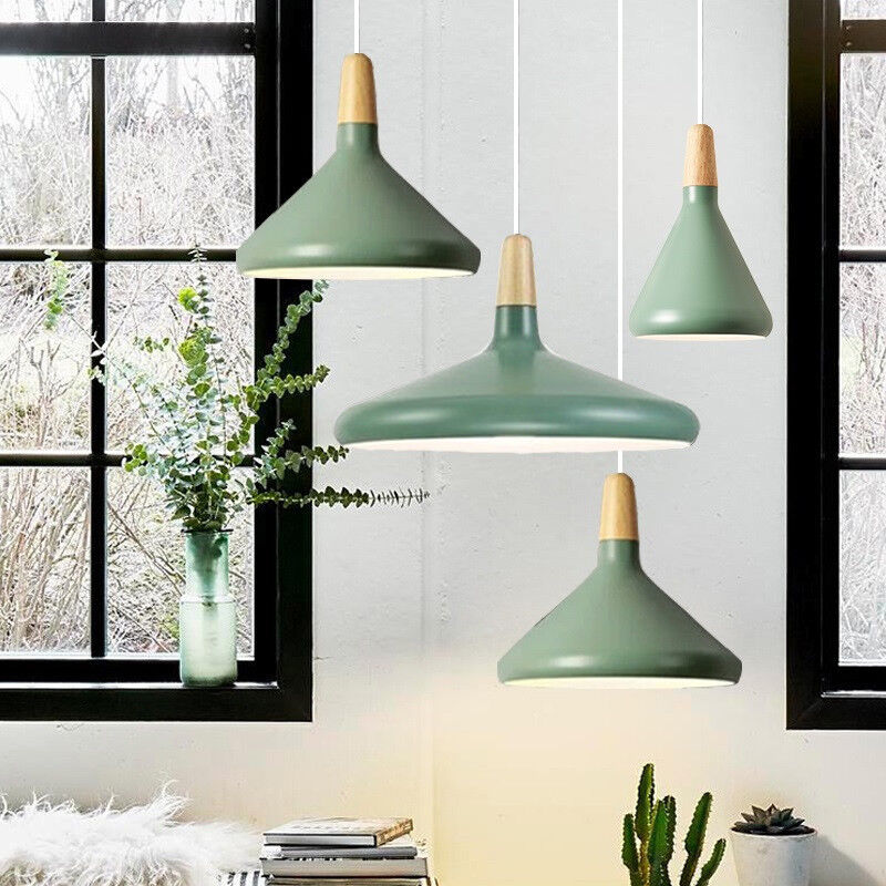 Pastel-colored pendant lamp
