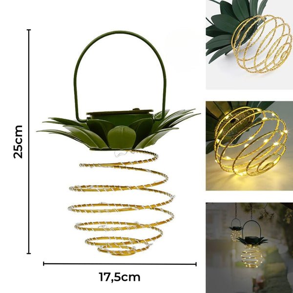 Pinealux | Solar Outdoor Lamp - Tropical Pineapple Design for Garden & Patio 3