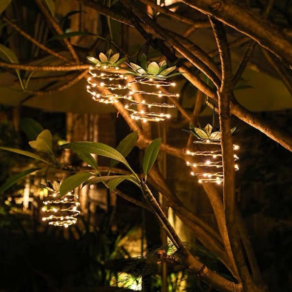 Pinealux | Solar Outdoor Lamp - Tropical Pineapple Design for Garden & Patio 5