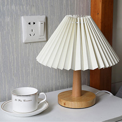 PleatGlow | Nordic LED Table Lamp for Bedroom & Desk 5