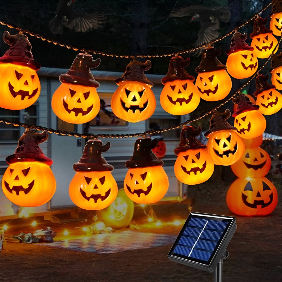 PumpkinAura | Solar String Lights Outdoor 0