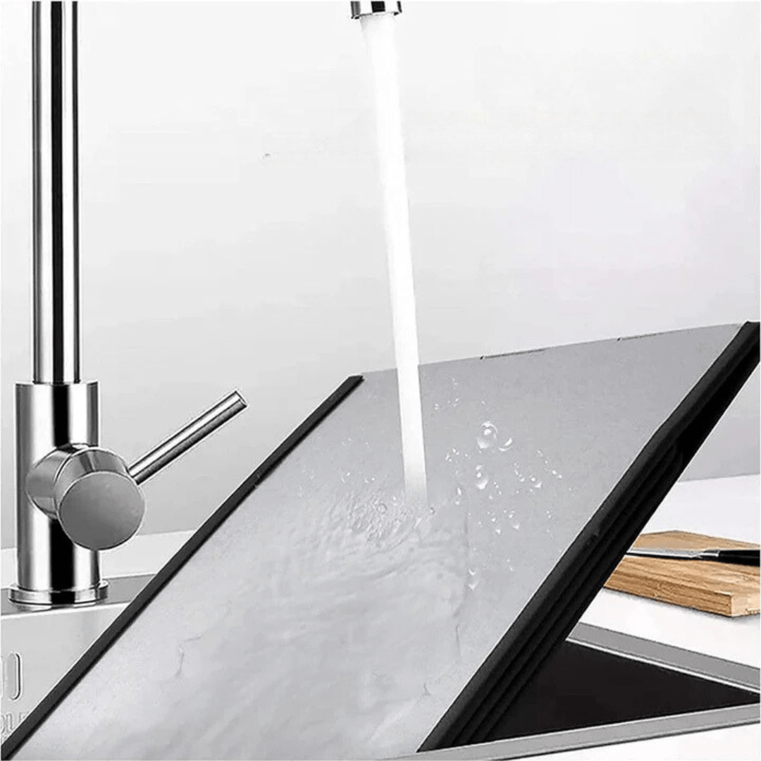 Spritzschutz aus Edelstahl