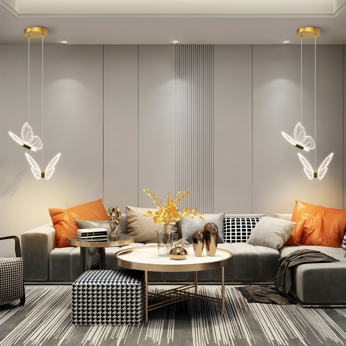 Pyralis | Lampada a sospensione con design a farfalla