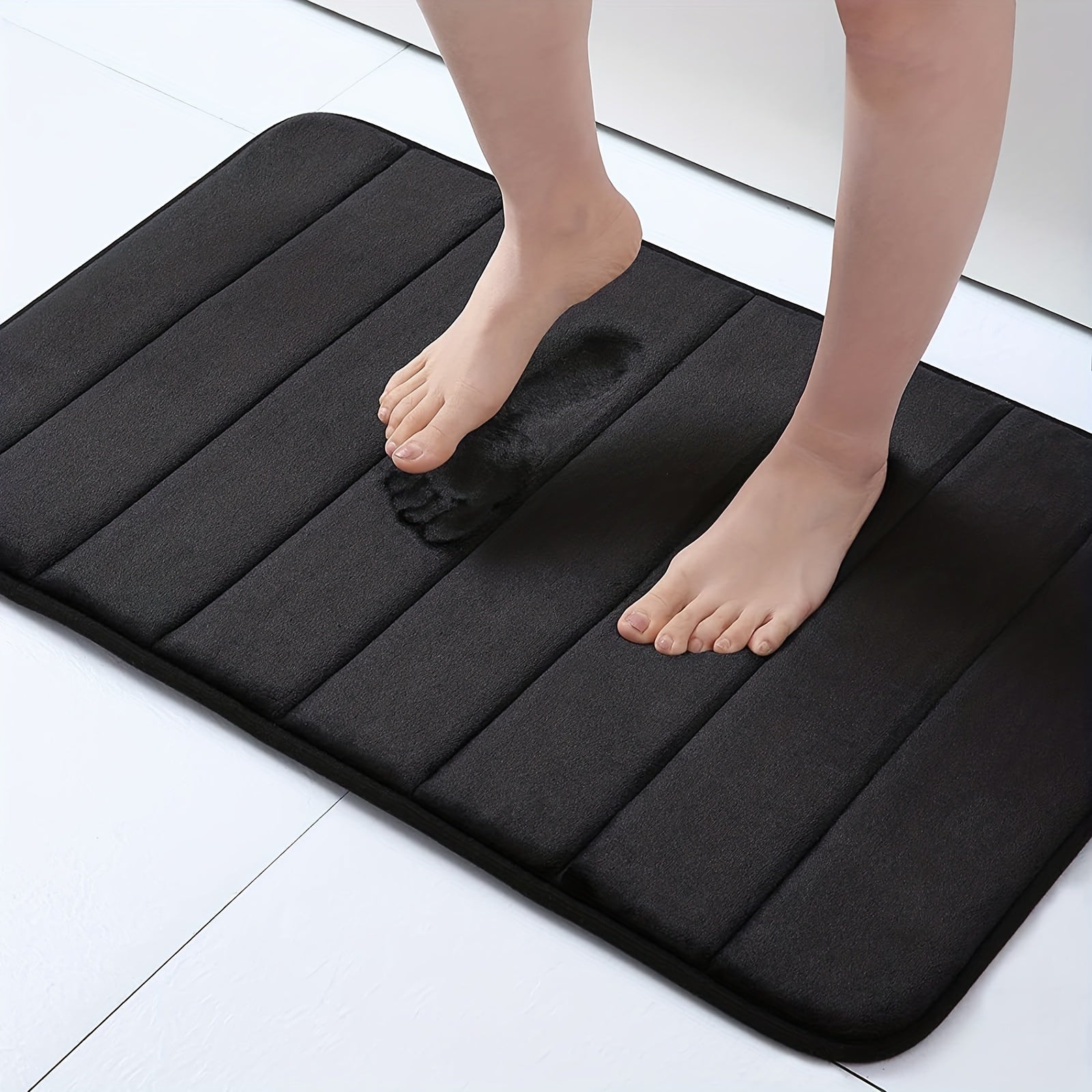 Alfombrilla de baño antideslizante de secado rápido