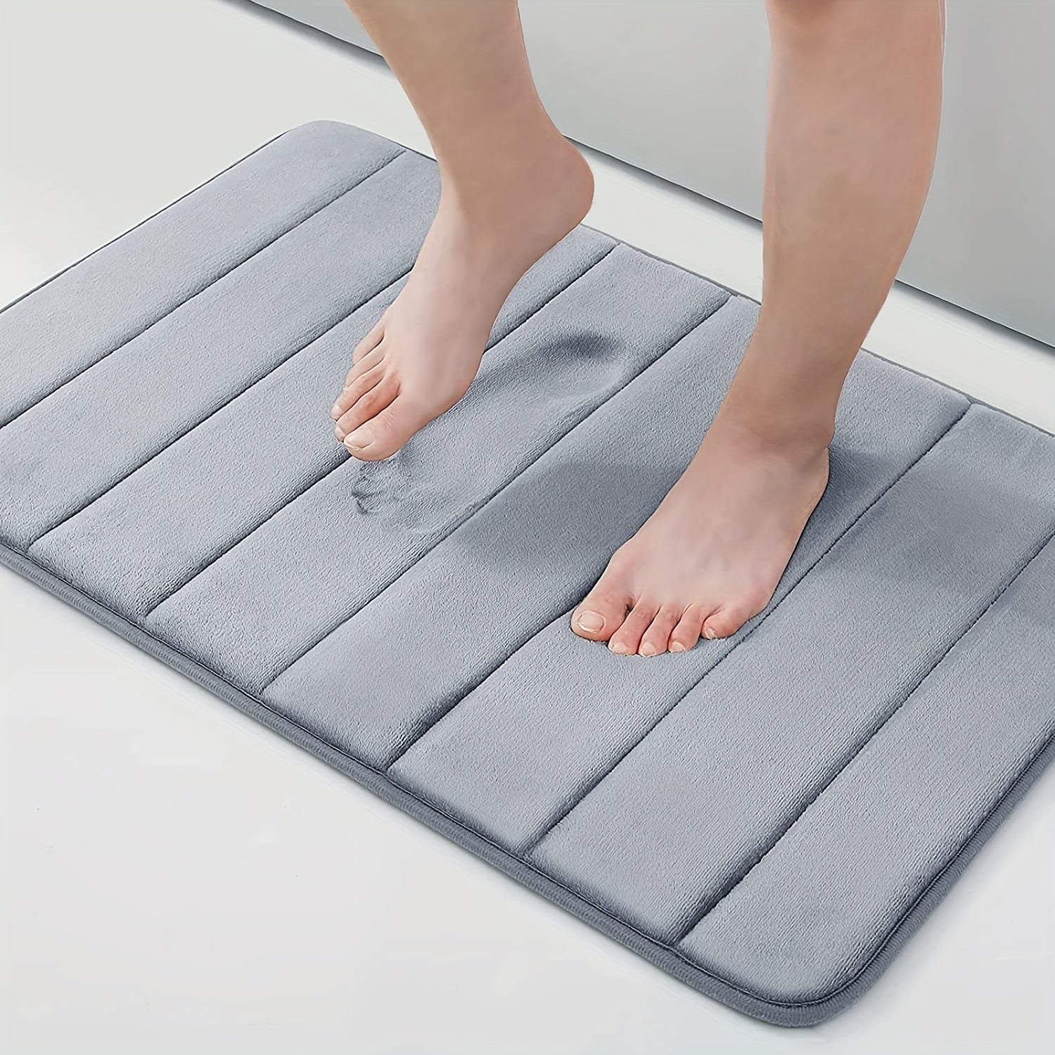 Alfombrilla de baño antideslizante de secado rápido