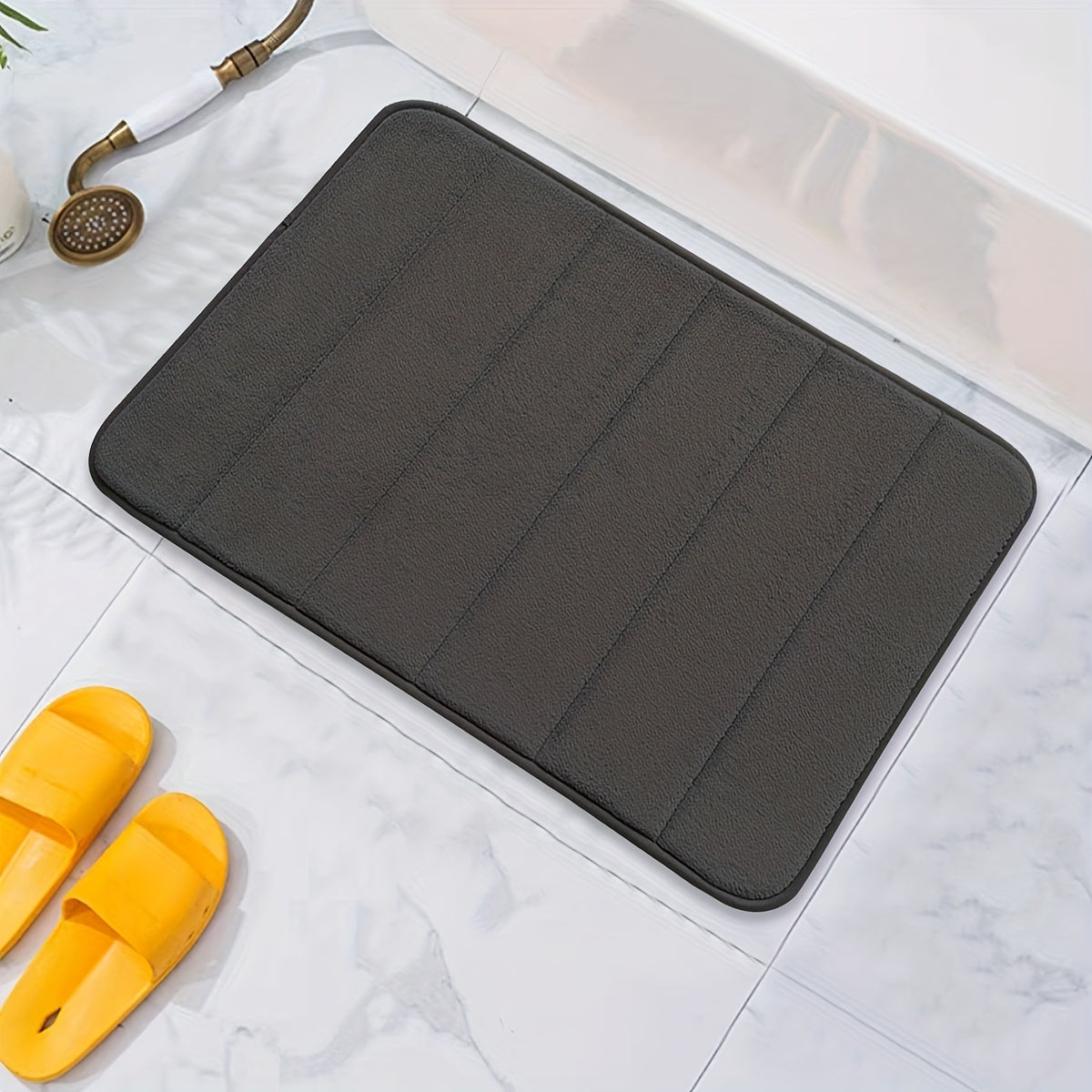 Alfombrilla de baño antideslizante de secado rápido