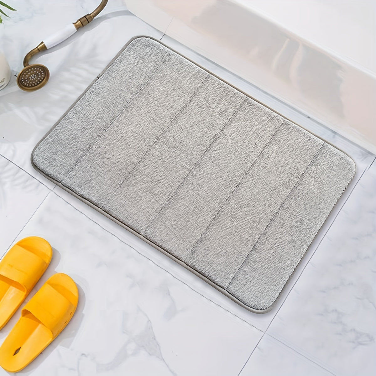 Alfombrilla de baño antideslizante de secado rápido