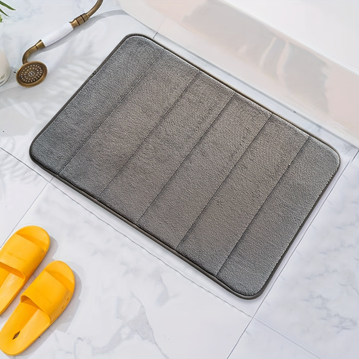 Alfombrilla de baño antideslizante de secado rápido