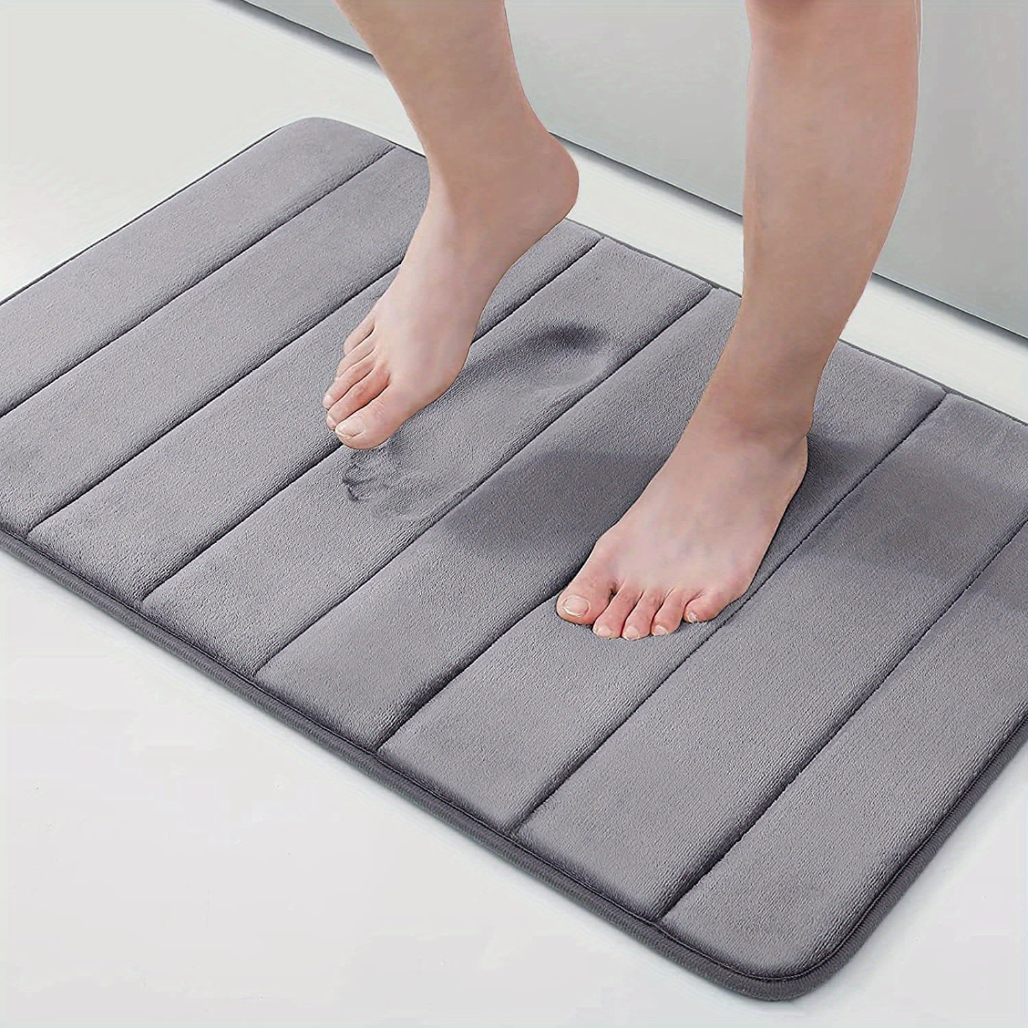 Alfombrilla de baño antideslizante de secado rápido