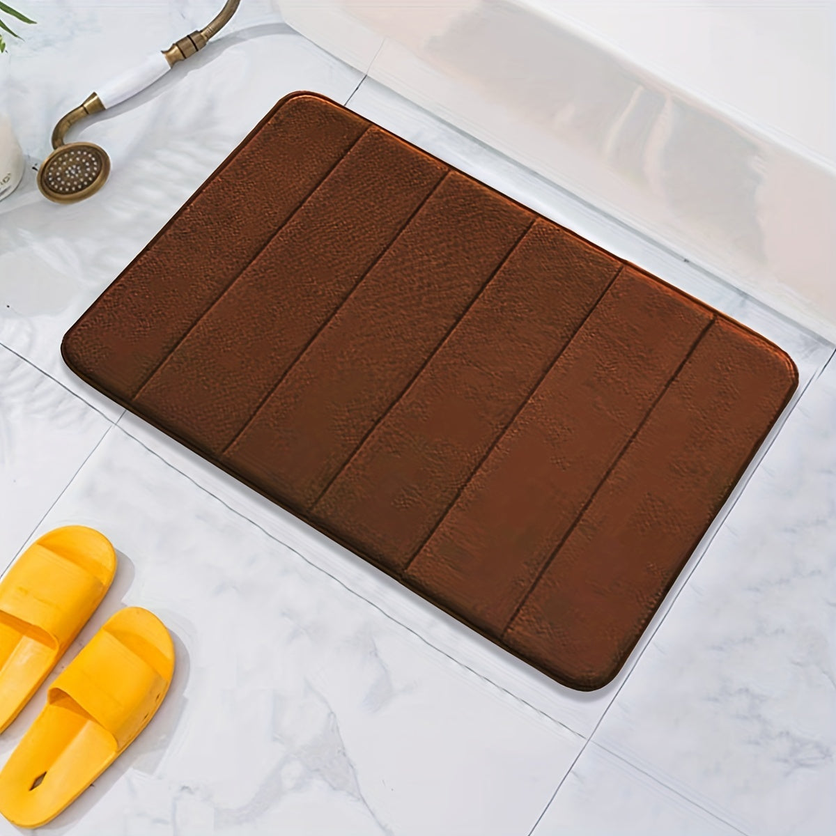 Alfombrilla de baño antideslizante de secado rápido
