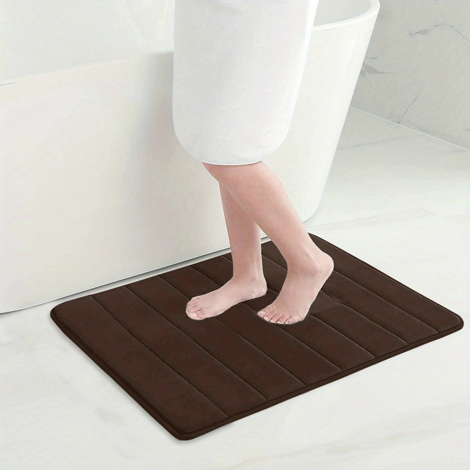 Alfombrilla de baño antideslizante de secado rápido