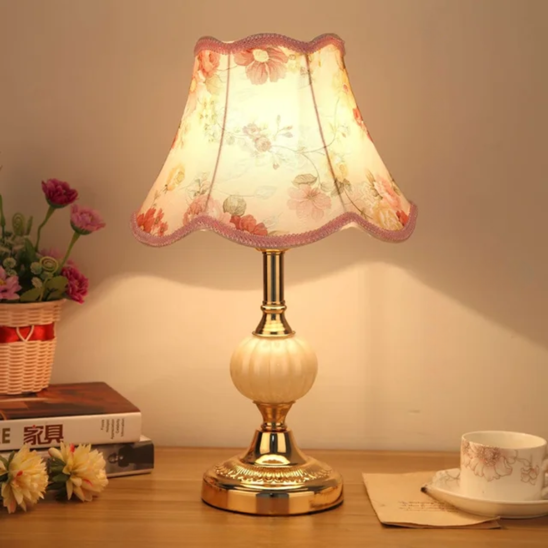QuixyGlow | Lámpara de mesa vintage