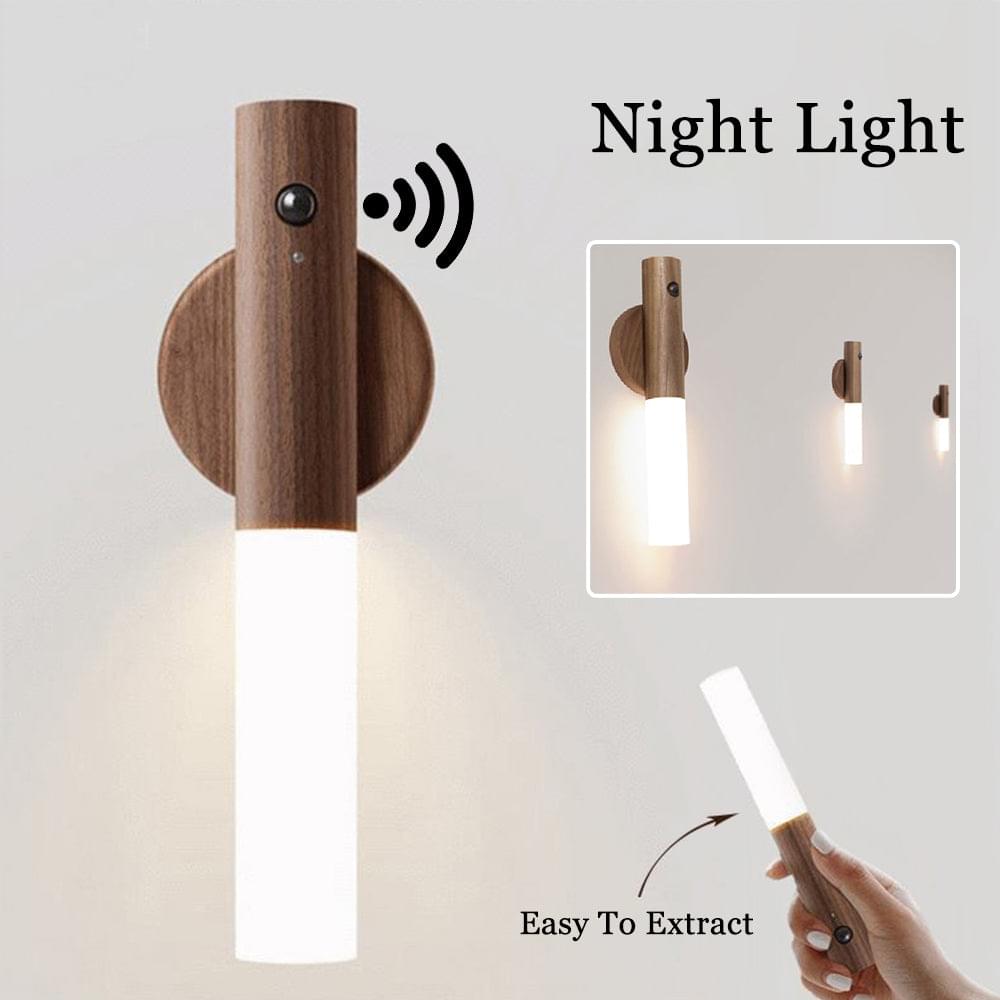 Luz nocturna recargable con sensor de movimiento LED