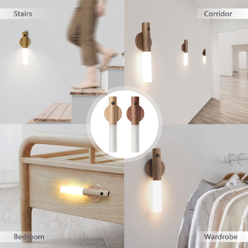 Luz nocturna recargable con sensor de movimiento LED