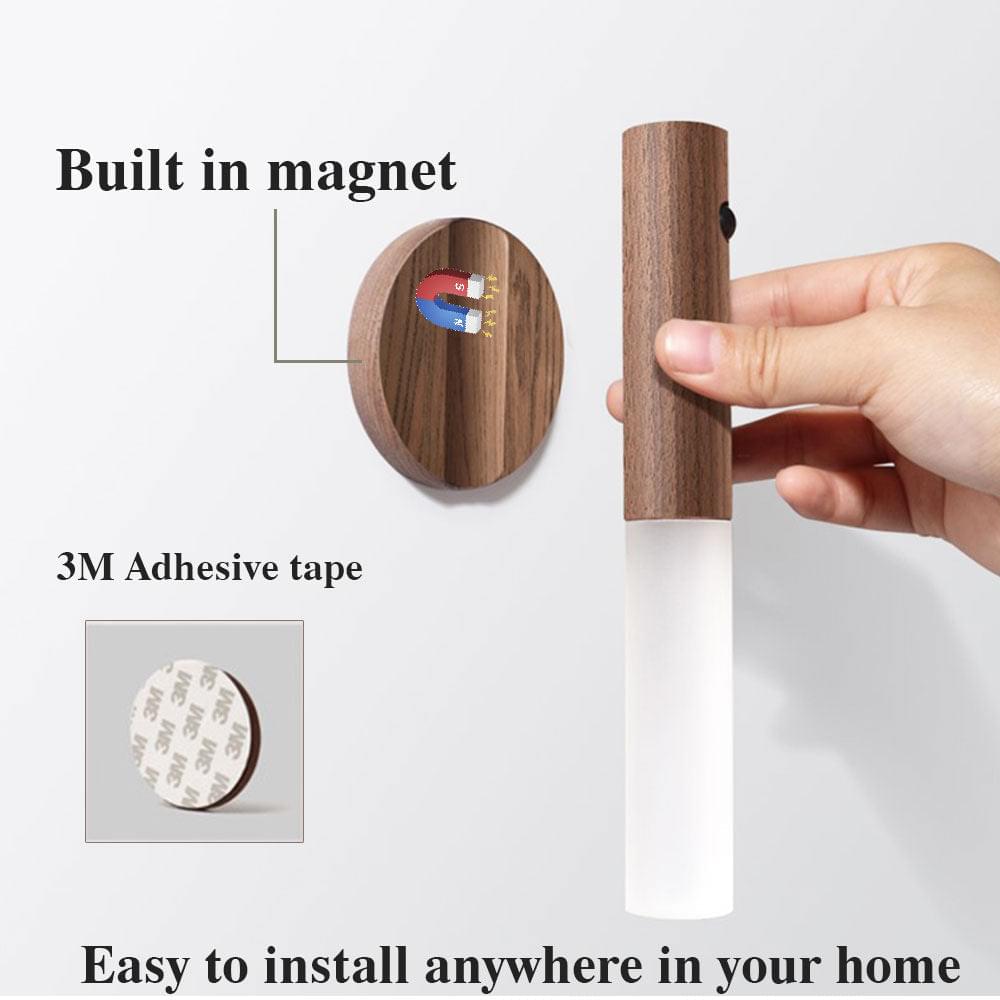 Luz nocturna recargable con sensor de movimiento LED