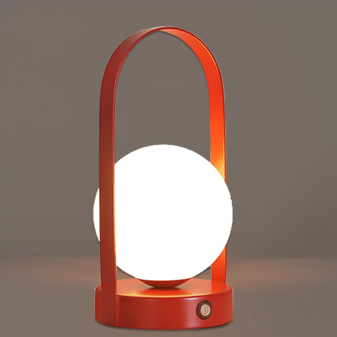 Stainless Steel Modern Design Rechargeable Wireless Table Lamp