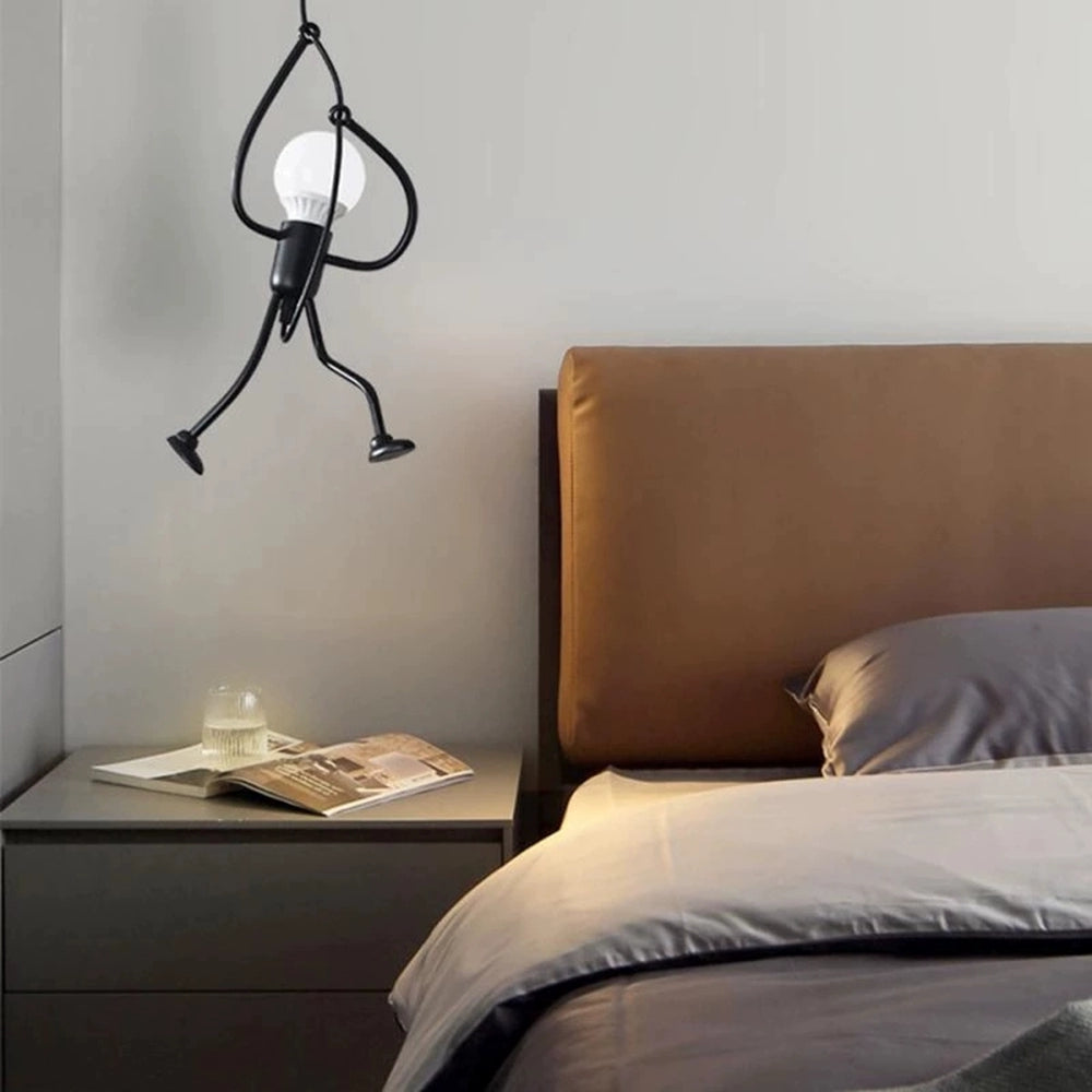 Retro Iron Man hanging lamp