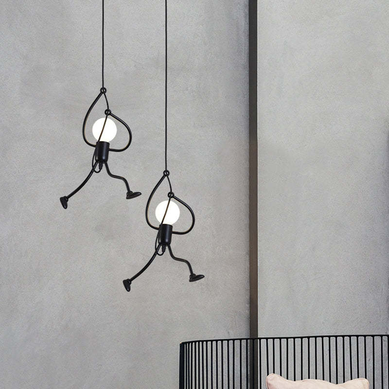 Retro Iron Man hanging lamp
