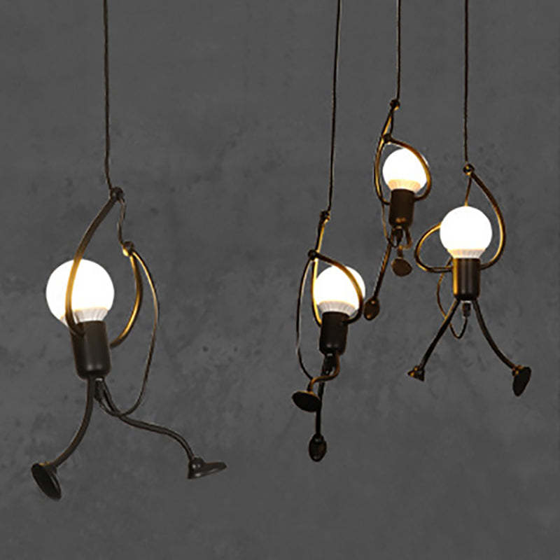 Retro Iron Man hanging lamp