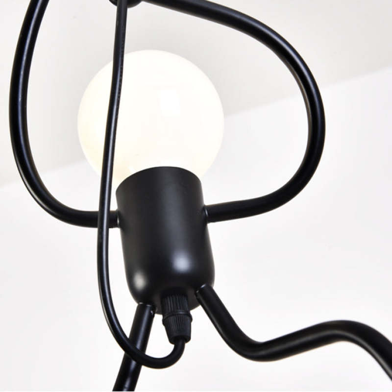 Retro Iron Man hanging lamp
