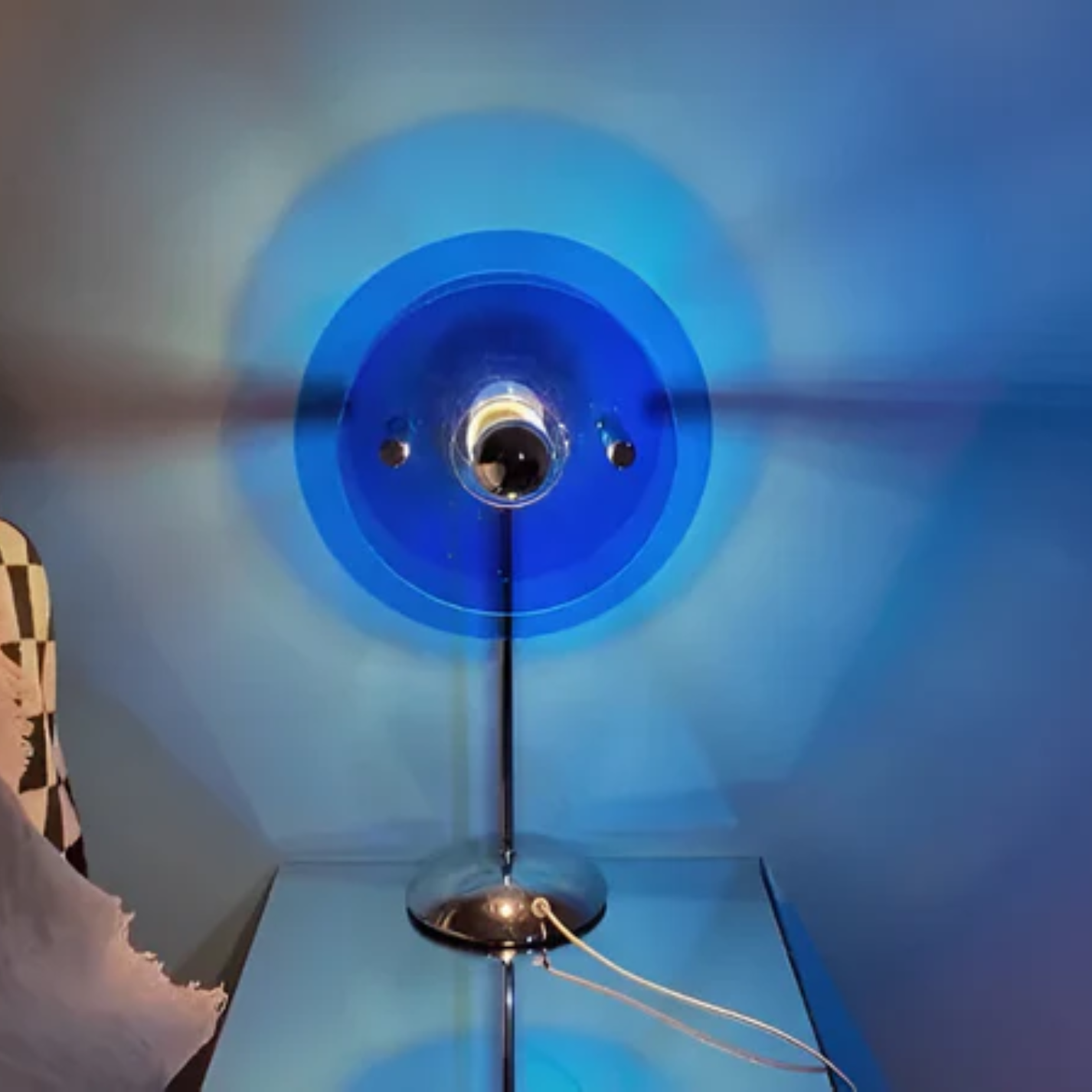 Lámpara de mesa LED Retro Disc