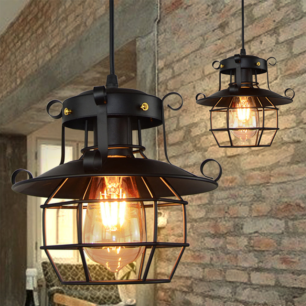 Retro Industrial Pendant Light Fixture