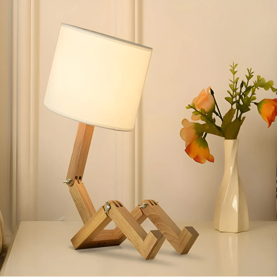 Rilnox | Flexible Wooden Table Lamp