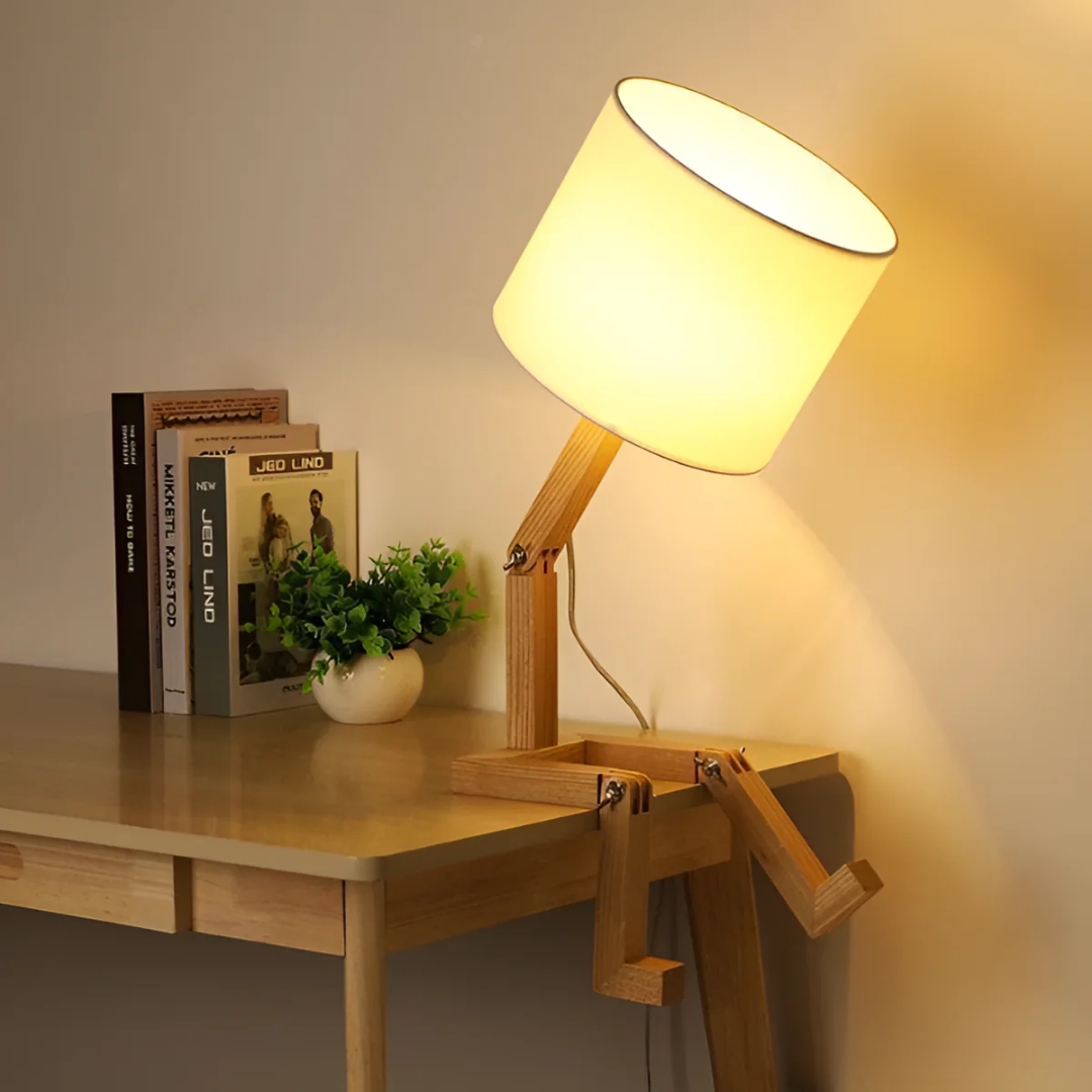 Rilnox | Flexible Wooden Table Lamp