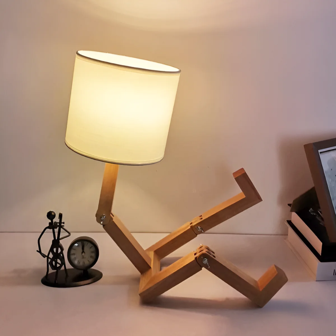 Rilnox | Flexible Wooden Table Lamp