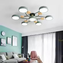 Nordic branched disc LED ceiling light
