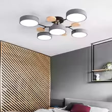 Nordic branched disc LED ceiling light