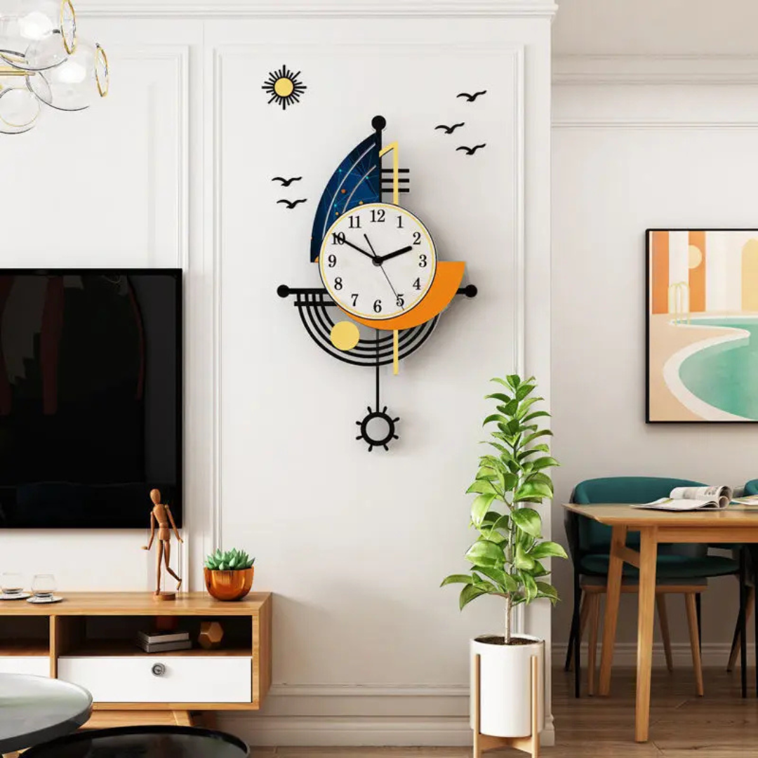 Sailora | Large Modern Wall Clock Decor 0