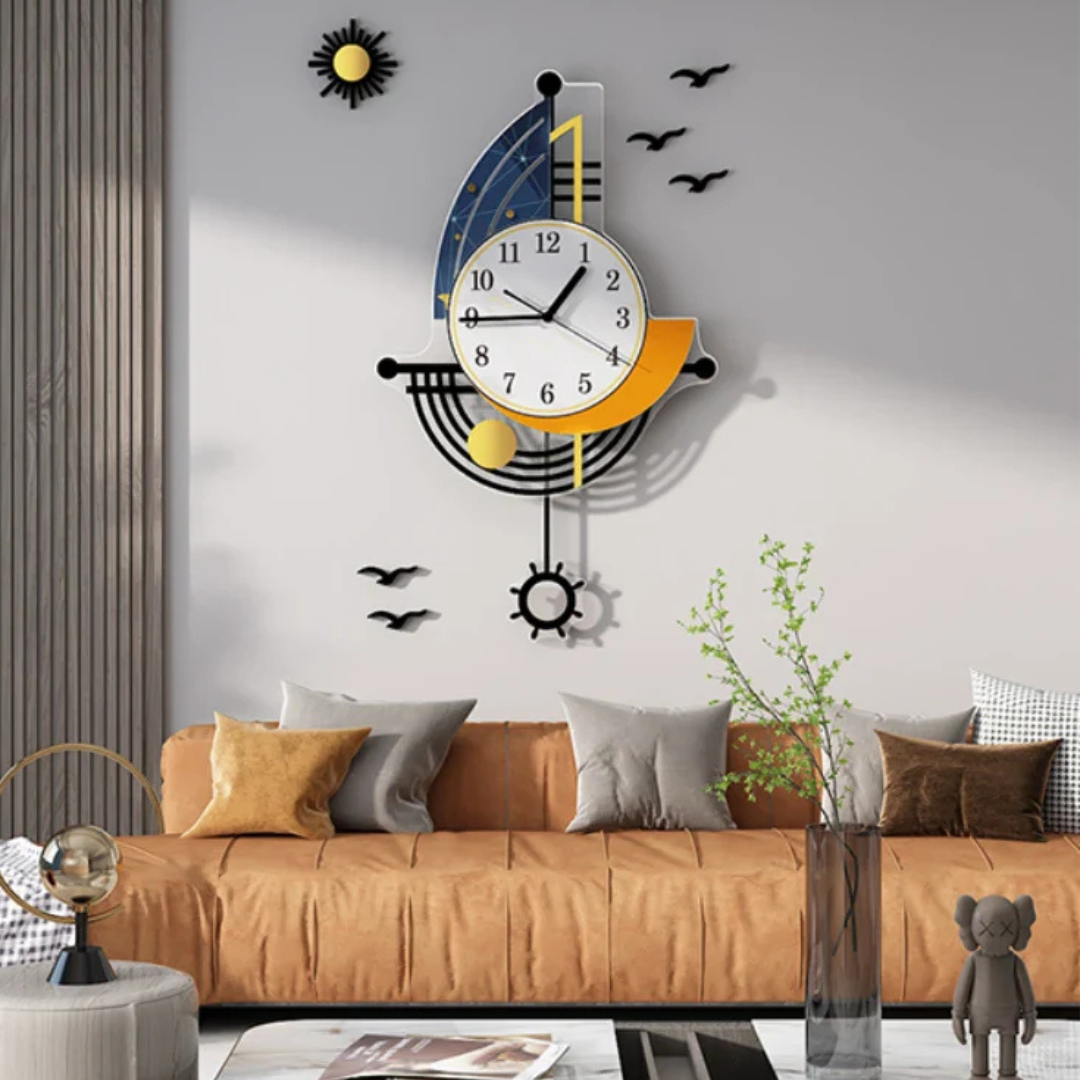 Sailora | Large Modern Wall Clock Decor 3