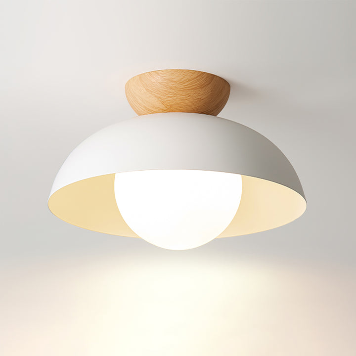 Scandinavian Inspired Flush Mount Ceiling Light