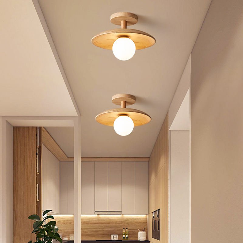 Serenova | Flush Mount Ceiling Light - Elegant LED Fixture with Japanese Design 4