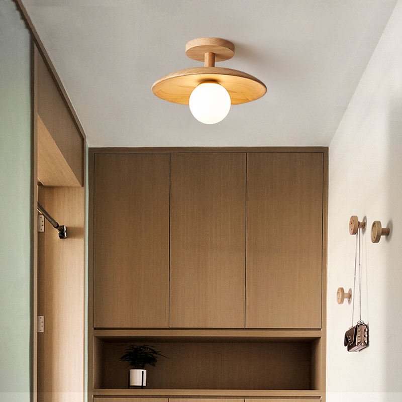 Serenova | Flush Mount Ceiling Light - Elegant LED Fixture with Japanese Design 5