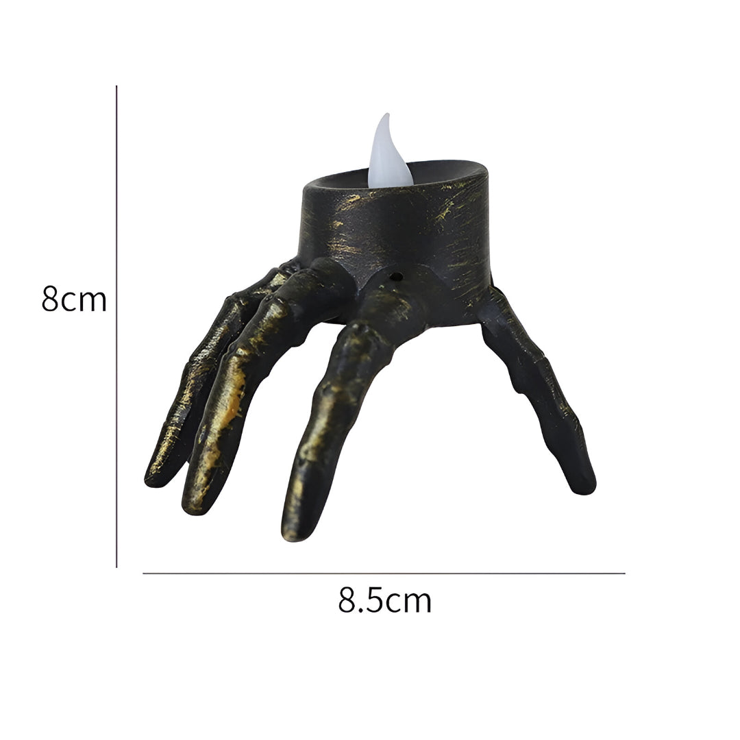 SkeleAura | LED Skeleton Hand Candle 5