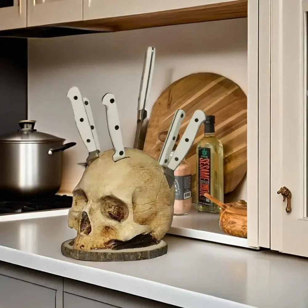 Skully | Halloween Skull Knife Holder 1