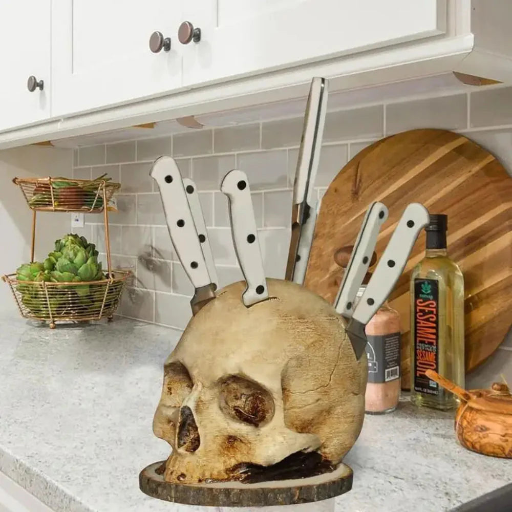 Skully | Halloween Skull Knife Holder 4
