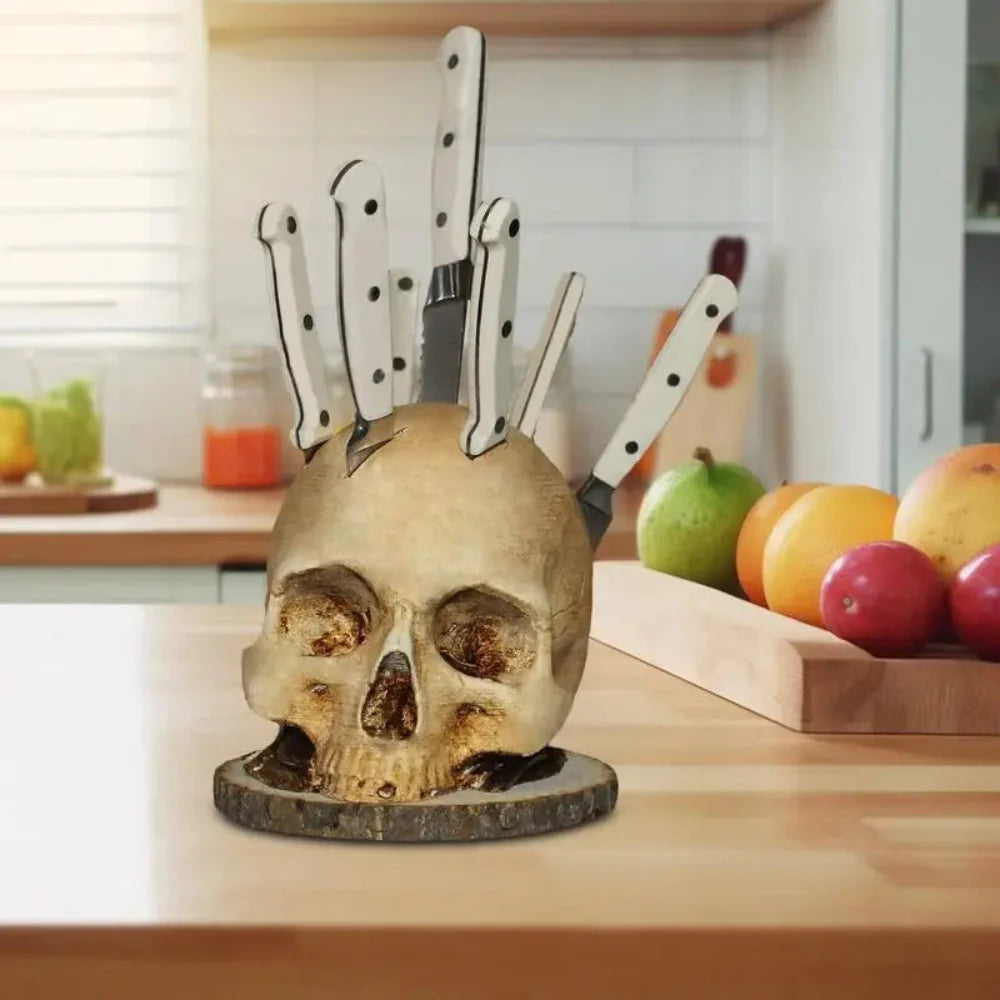 Skully | Halloween Skull Knife Holder 8