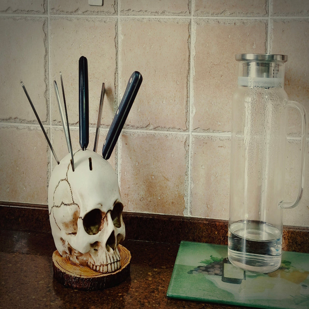 Skully | Halloween Skull Knife Holder 9