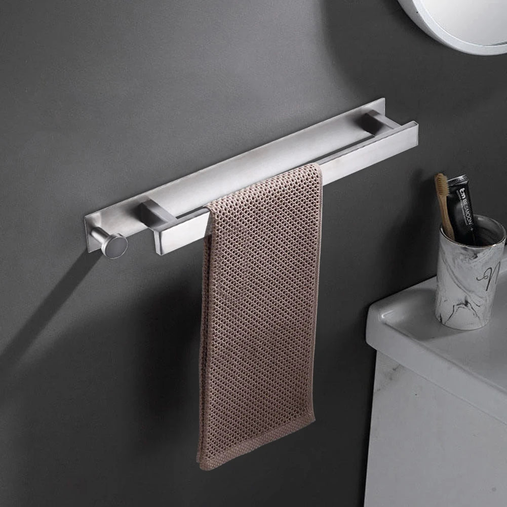 Sleek Stainless Steel Towel Holder