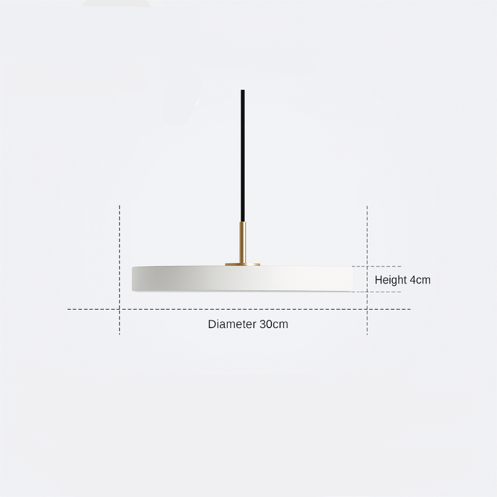 Elegante | Lampada a sospensione rotonda a LED alla moda