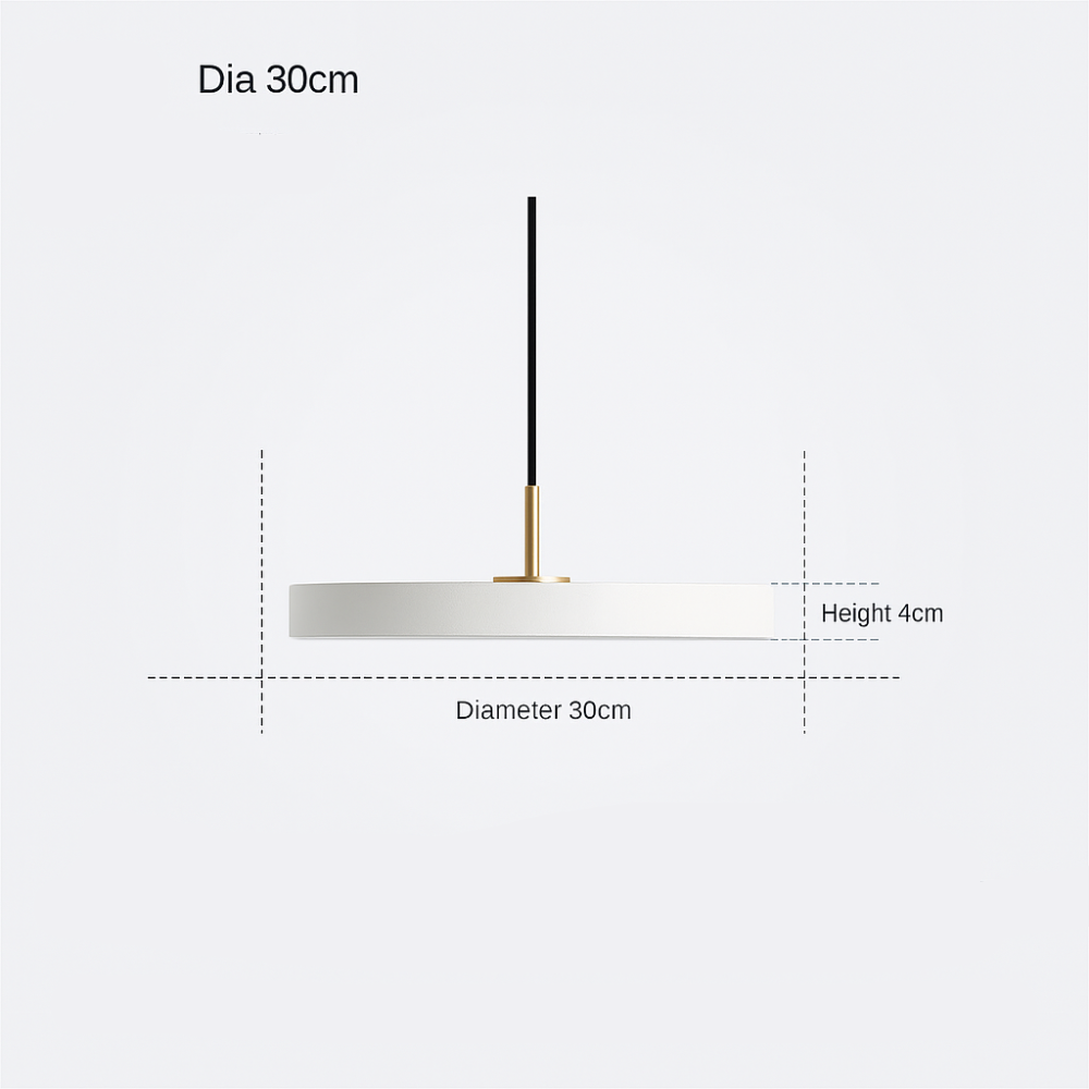 Elegante | Lampada a sospensione rotonda a LED alla moda