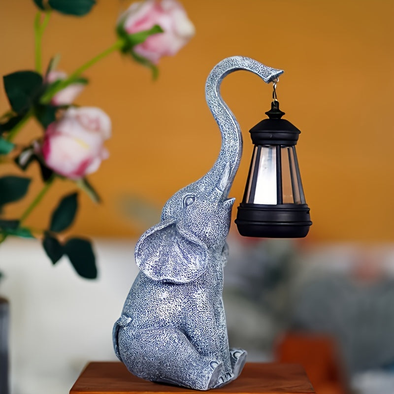 Soft Elephant Solar Lamp