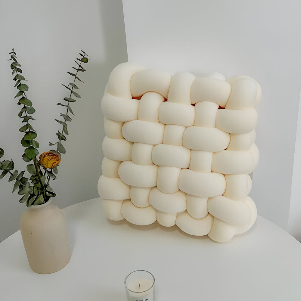 Soft Plush Decorative Knot Cushion